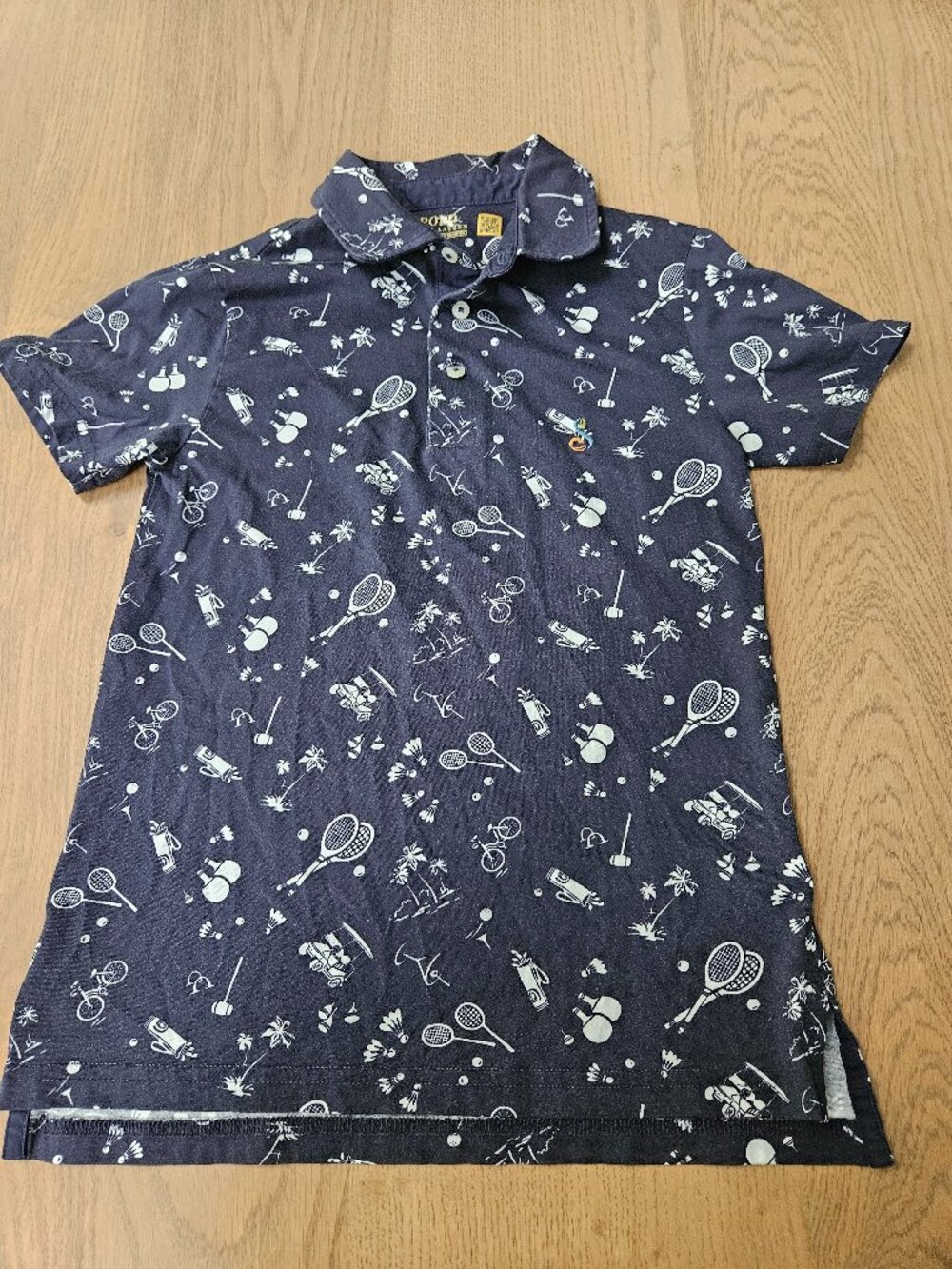 Polo Ralph Lauren Performance Boys Polo Shirt Country Club Print Size 8